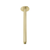 Phoenix Vivid 450mm Round Shower Ceiling Arm Brushed Gold
